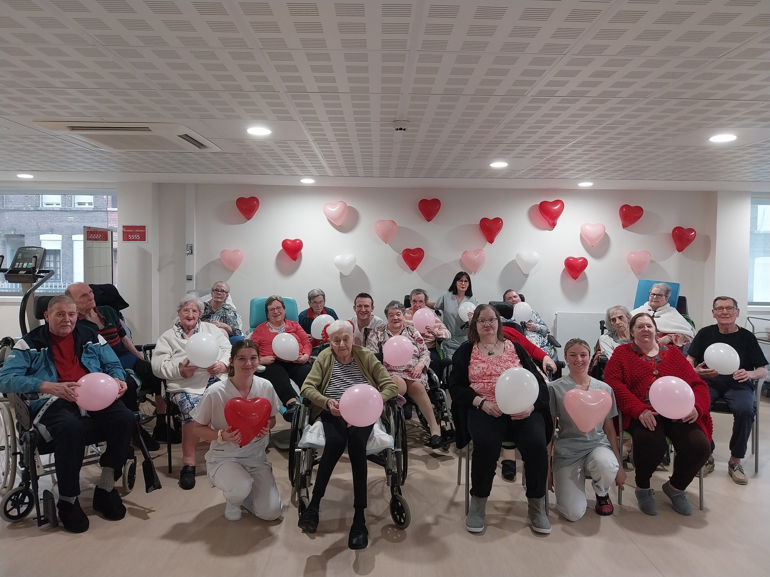 Saint Valentin sur le plateau technique de rééducation Centre